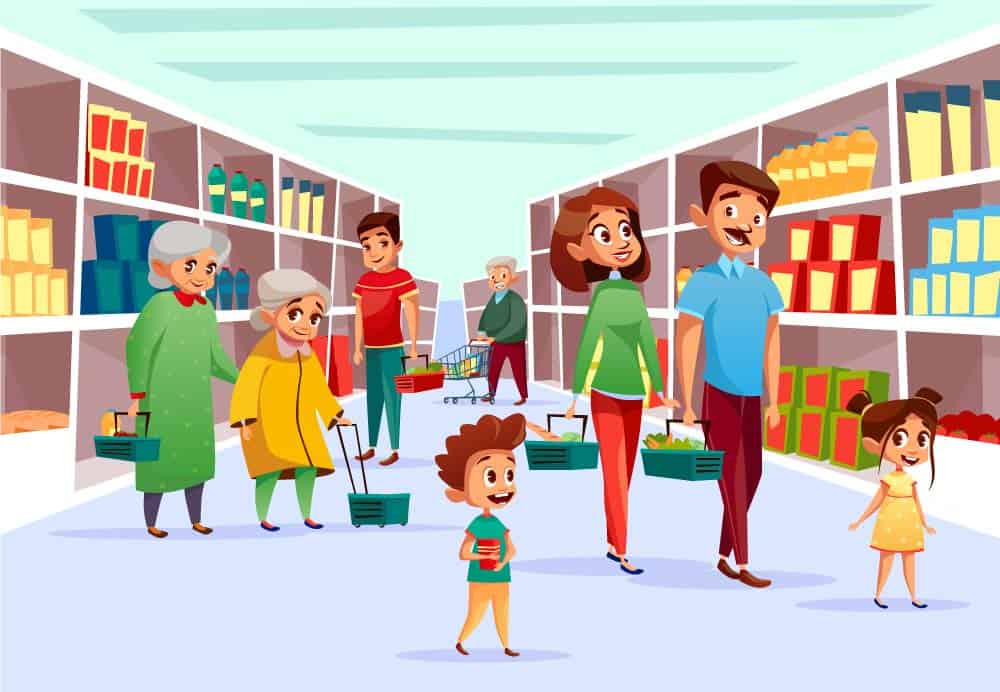 At the supermarket 2