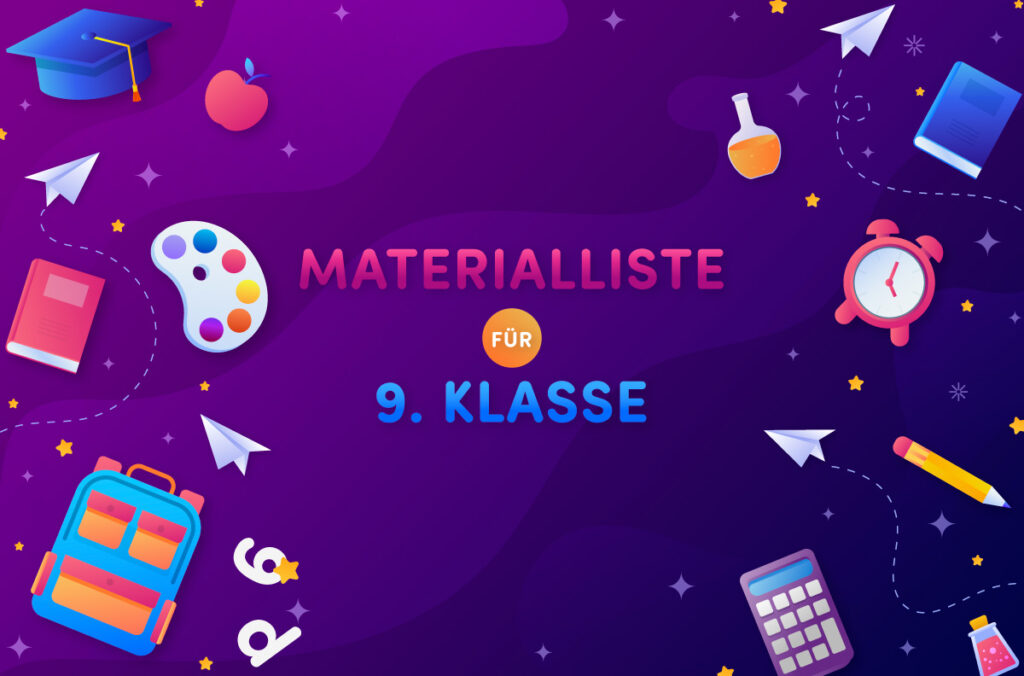 Materialliste - Klassenstufe 9 9